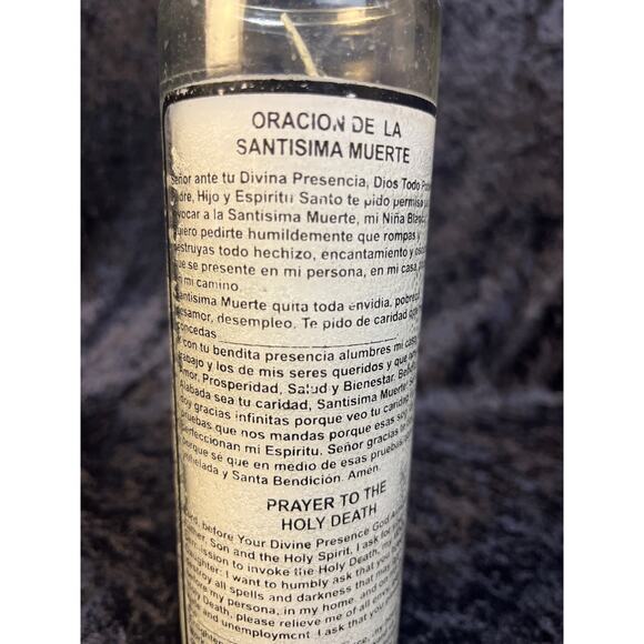 White Holy Death 7-Day Spiritual Candle, La Santisima Muerte - Picture 5 of 6